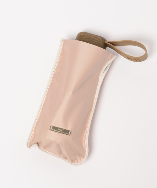 Me%（ミィパーセント）の「【晴雨兼用】パイピングminiカサ 622552（折りたたみ傘・レディース・ゴールド/ピンク/ブラック・FREE）」の17枚目の写真