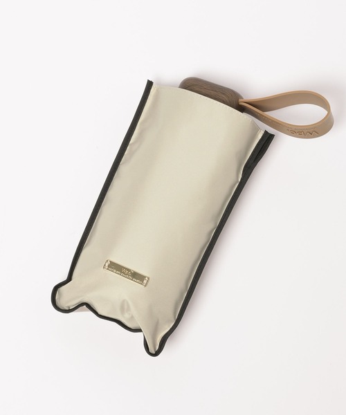 Me%（ミィパーセント）の「【晴雨兼用】パイピングminiカサ 622552（折りたたみ傘・レディース・ゴールド/ピンク/ブラック・FREE）」の19枚目の写真