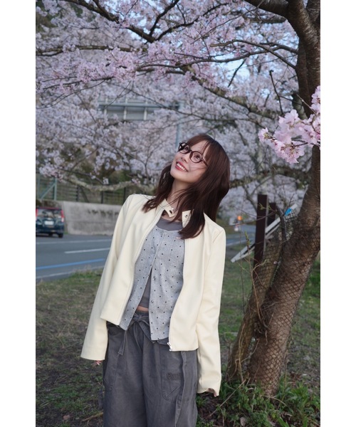 JUMELLE(ジュメロ)の「べっこうラウンドメガネ(メガネ・レディース・ブラウン・FREE)」の9枚目の写真