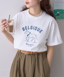 GEVACO（ゲバコ）の「【GEVACO】ホースプリントTEE（Tシャツ/カットソー）」