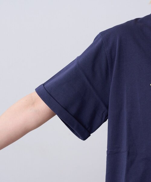 GEVACO（ゲバコ）の「【GEVACO】ホースプリントTEE（Tシャツ/カットソー・レディース・ネイビー/ホワイト/サックスブルー・LARGE/SMALL/MEDIUM）」の4枚目の写真