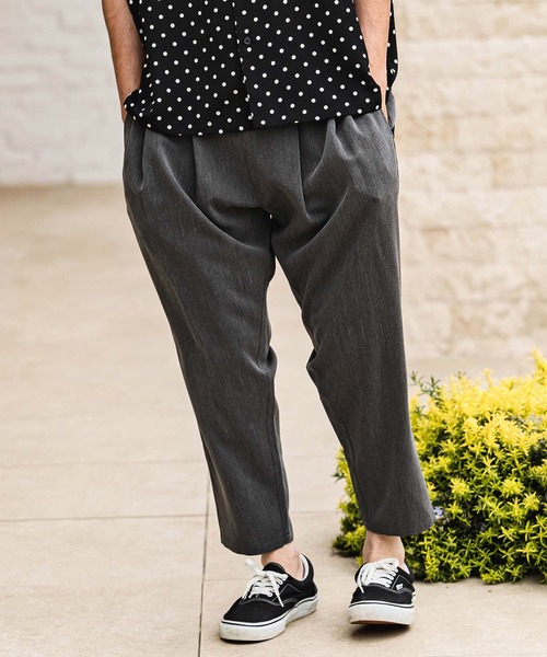 CAMBIO(カンビオ)の「mp14964- Daily Chambray Tapered Pants テーパードパンツ(S600226cmb)(その他パンツ・メンズ・ネイビー/ブラック・L/M/S)」の9枚目の写真