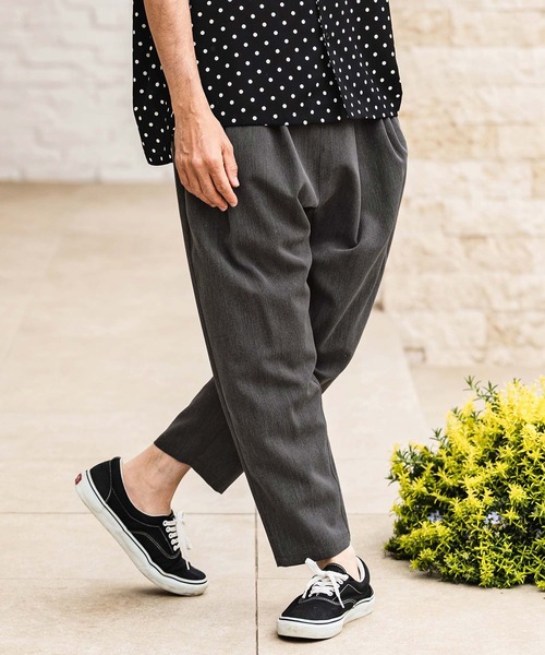 CAMBIO(カンビオ)の「mp14964- Daily Chambray Tapered Pants テーパードパンツ(S600226cmb)(その他パンツ・メンズ・ネイビー/ブラック・L/M/S)」の10枚目の写真