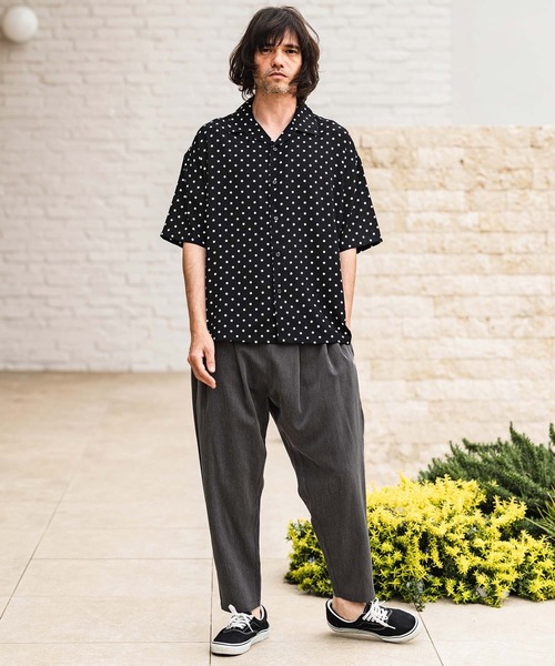 CAMBIO(カンビオ)の「mp14964- Daily Chambray Tapered Pants テーパードパンツ(S600226cmb)(その他パンツ・メンズ・ネイビー/ブラック・L/M/S)」の13枚目の写真