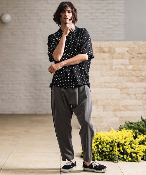 CAMBIO(カンビオ)の「mp14964- Daily Chambray Tapered Pants テーパードパンツ(S600226cmb)(その他パンツ・メンズ・ネイビー/ブラック・L/M/S)」の14枚目の写真
