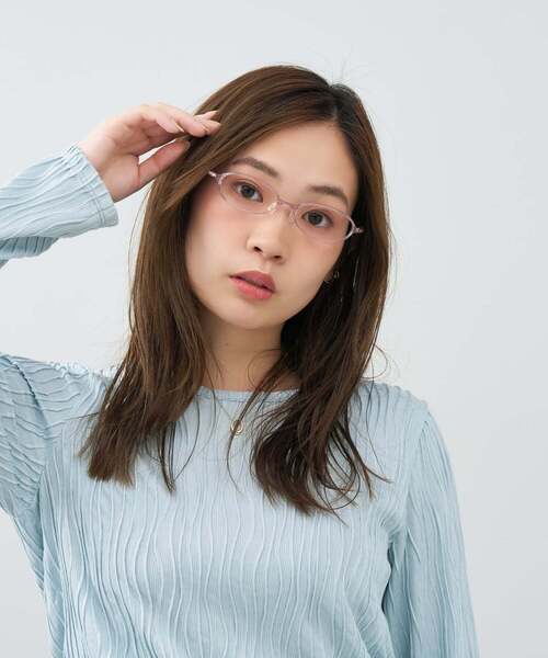 オーバル型メガネ軽量 眼鏡 伊達めがね 度付きレンズ交換 度あり 度