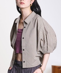 WIDE PUFF SLEEVE SHIRT