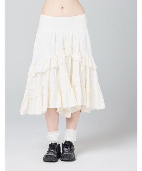 Little sunny bite(リトルサニーバイト)の「【Little Sunny Bite 】frill skirt(スカート・レディース・ブラック/ピンク/ホワイト・MEDIUM/SMALL)」の6枚目の写真