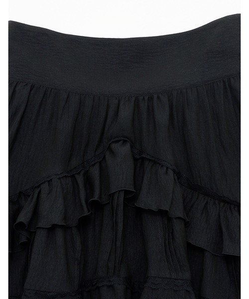 Little sunny bite(リトルサニーバイト)の「【Little Sunny Bite 】frill skirt(スカート・レディース・ブラック/ピンク/ホワイト・MEDIUM/SMALL)」の18枚目の写真