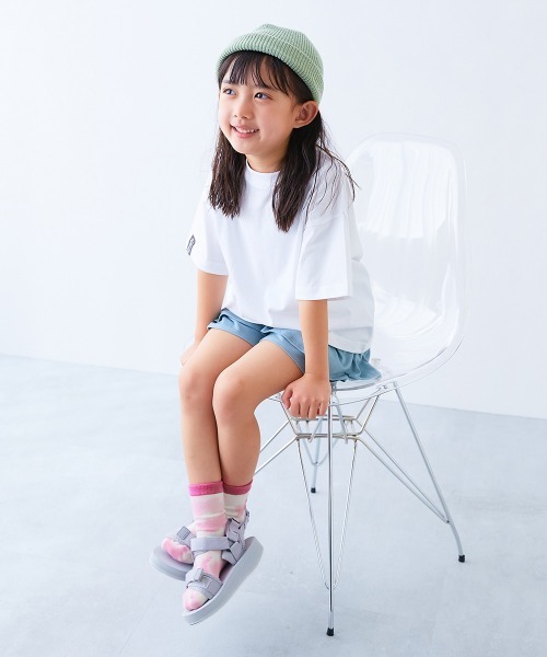 devirock（デビロック）の「デビロック×【アイス】 2足セット メッシュショート丈 ソックス（ソックス/靴下・キッズ・グリーン系その他/ピンク系その他・L/M）」の4枚目の写真