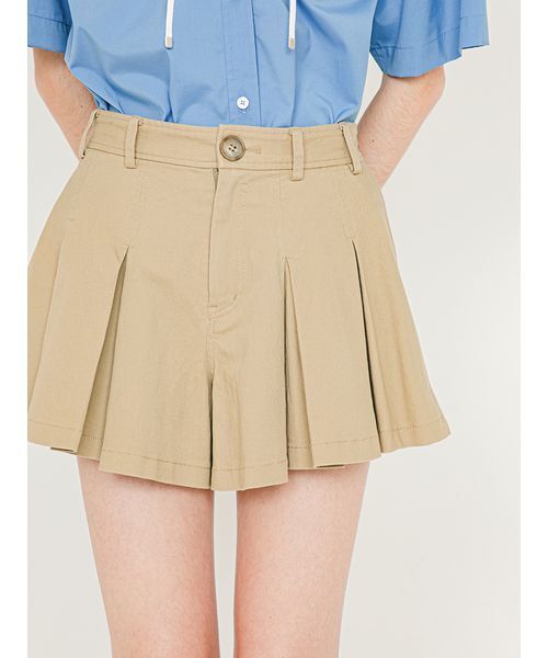 Pleated Short Pants/プリーツ ショートパンツ（その他パンツ）｜SORIN