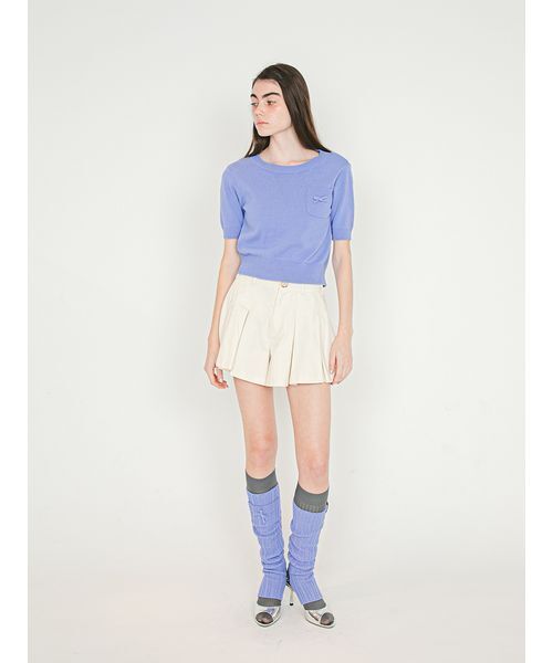 SORIN(ソリン )の「Pleated Short Pants/プリーツ ショートパンツ(その他パンツ・レディース・ベージュ/オフホワイト/ブラック・36/38)」の9枚目の写真