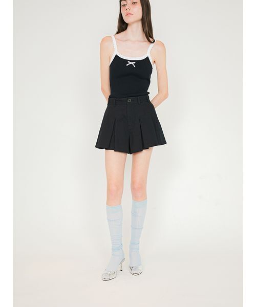 SORIN(ソリン )の「Pleated Short Pants/プリーツ ショートパンツ(その他パンツ・レディース・ベージュ/オフホワイト/ブラック・36/38)」の17枚目の写真
