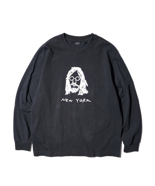 THRIFTY LOOK（スリフティールック）の「THRIFTY LOOK / スリフティールック "NEW YORK" LS TEE リラックスフィット グラフィック ロングスリーブTシャツ（Tシャツ/カットソー・メンズ・ブラック/スミクロ/ホワイト・X-LARGE/LARGE/MEDIUM/SMALL）」の14枚目の写真