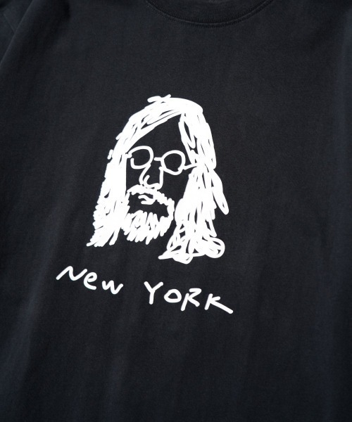 THRIFTY LOOK（スリフティールック）の「THRIFTY LOOK / スリフティールック "NEW YORK" LS TEE リラックスフィット グラフィック ロングスリーブTシャツ（Tシャツ/カットソー・メンズ・ブラック/スミクロ/ホワイト・X-LARGE/LARGE/MEDIUM/SMALL）」の16枚目の写真
