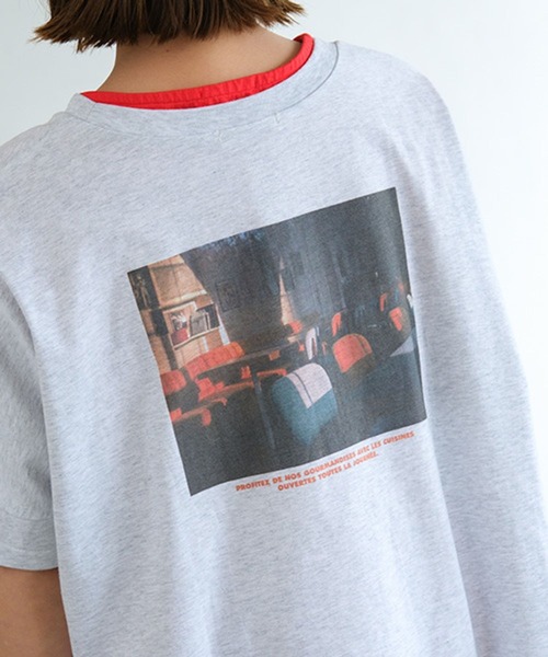 studio CLIP(スタディオクリップ)の「【CLIP BY STAFF/MINAKO企画】ポンチョフォトTシャツ(Tシャツ/カットソー・レディース・ブラック/ライトグレー/ブラウン・FREE)」の18枚目の写真