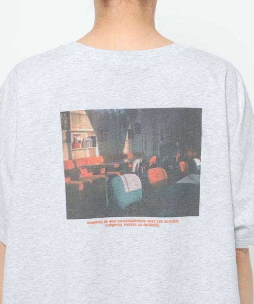 studio CLIP(スタディオクリップ)の「【CLIP BY STAFF/MINAKO企画】ポンチョフォトTシャツ(Tシャツ/カットソー・レディース・ブラック/ライトグレー/ブラウン・FREE)」の8枚目の写真