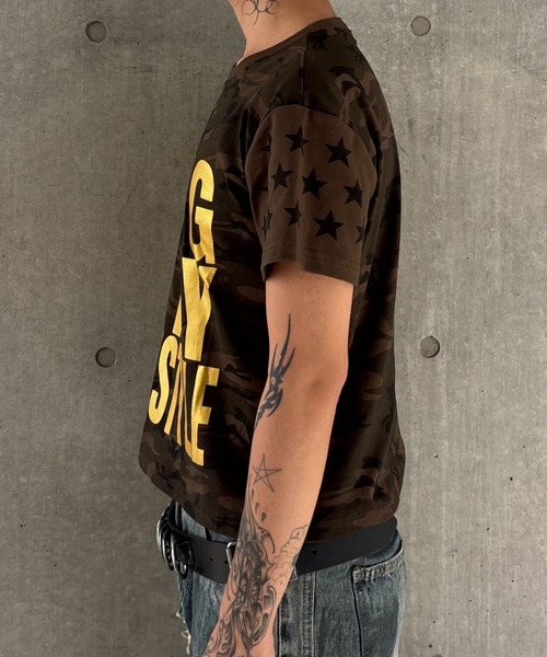 Never mind the XU(ネバーマインドザエックスユー)の「【Never mind the XU】camouflage logo print T-shirt / 【ネバーマインド ザ エックスユー】カモフラージュロゴプリント半袖Tシャツ(Tシャツ/カットソー・メンズ・グリーン系カモフラージュ・M)」の11枚目の写真
