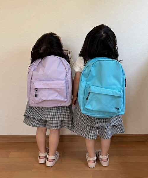 MEI(メイ)の「【MEI/メイ】Kidsサイドアウトポケットリュック(バックパック/リュック・レディース・ライトブルー/ブラック/ラベンダー/ピンク・FREE)」の8枚目の写真