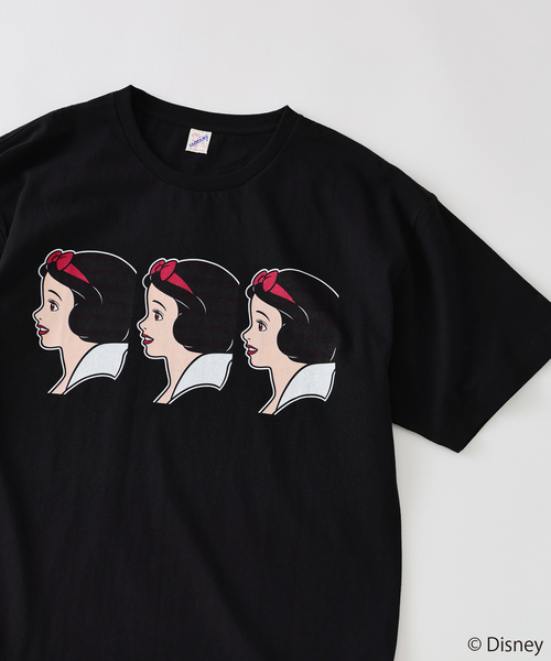 Disney(ディズニー)の「Disney / ディズニープリンセス / 別注 FANTASY A&G INC プリントTシャツ(Tシャツ/カットソー・メンズ・ネイビー/ブラック/ホワイト・LARGE/MEDIUM)」の6枚目の写真