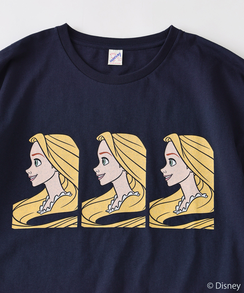 Disney(ディズニー)の「Disney / ディズニープリンセス / 別注 FANTASY A&G INC プリントTシャツ(Tシャツ/カットソー・メンズ・ネイビー/ブラック/ホワイト・LARGE/MEDIUM)」の10枚目の写真
