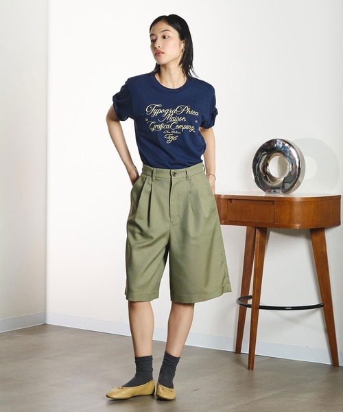 ROSE BUD（ローズバッド）の「(mag.by c)LOGO S/S TEE（Tシャツ/カットソー・レディース・ベージュ/ライトピンク/ネイビー・ONE SIZE）」の17枚目の写真