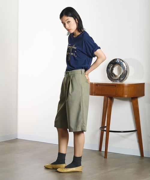 ROSE BUD（ローズバッド）の「(mag.by c)LOGO S/S TEE（Tシャツ/カットソー・レディース・ベージュ/ライトピンク/ネイビー・ONE SIZE）」の18枚目の写真