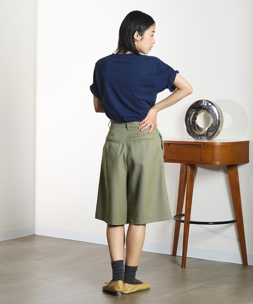 ROSE BUD（ローズバッド）の「(mag.by c)LOGO S/S TEE（Tシャツ/カットソー・レディース・ベージュ/ライトピンク/ネイビー・ONE SIZE）」の19枚目の写真