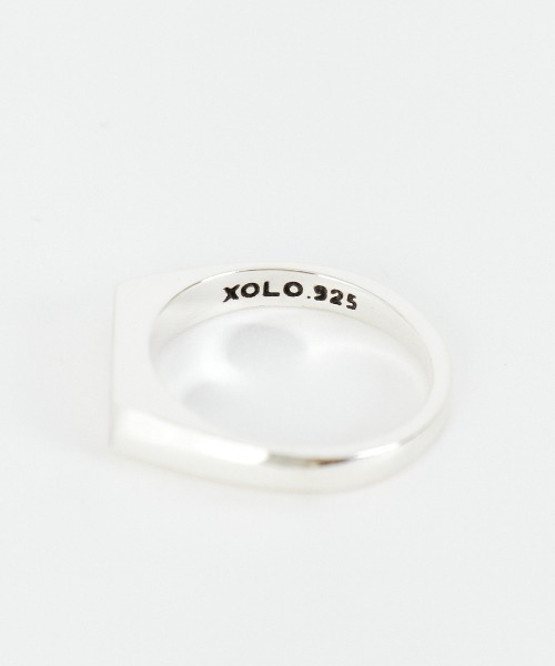 XOLO（ショロ）の「[XOLO JEWELRY/ショロジュエリー] ヘアライン シグネットリング -スリム-（リング・メンズ・シルバー・L）」の11枚目の写真