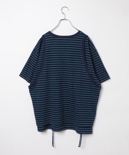 PBLIM（ページボーイリム）の「《UNISEX》レイヤードボーダーT 取り外し可能 / 2WAY / セットアイテム（Tシャツ/カットソー・レディース・ブラウン系/ネイビー系・FREE）」の16枚目の写真