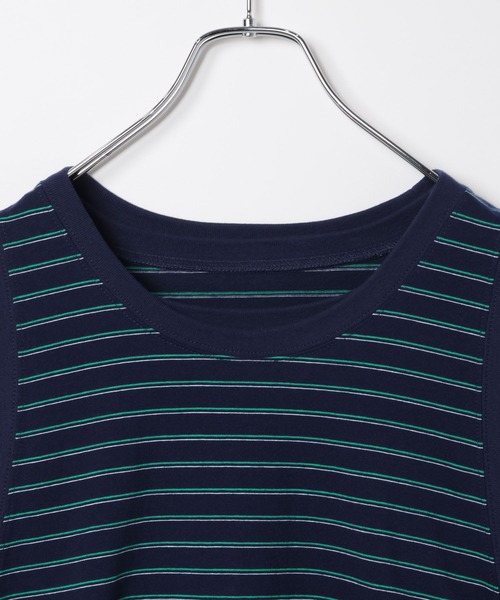 PBLIM（ページボーイリム）の「《UNISEX》レイヤードボーダーT 取り外し可能 / 2WAY / セットアイテム（Tシャツ/カットソー・レディース・ブラウン系/ネイビー系・FREE）」の17枚目の写真