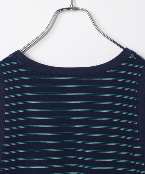 PBLIM（ページボーイリム）の「《UNISEX》レイヤードボーダーT 取り外し可能 / 2WAY / セットアイテム（Tシャツ/カットソー・レディース・ブラウン系/ネイビー系・FREE）」の22枚目の写真