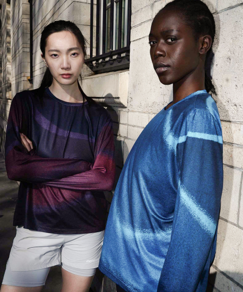 MENASOO(ミナス)の「Flow Graphic Long Sleeve T Shirt(Tシャツ/カットソー・レディース・ブルー/レッド・1/2)」の10枚目の写真