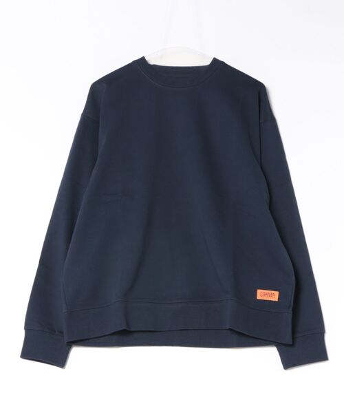 UNIVERSAL OVERALL(ユニバーサルオーバーオール)の「【72】【it】【UNIVERSAL OVERALL】SWEAT SHIRT(スウェット・メンズ・オートミール/ヘザーグレー/パープル/ネイビー・X-LARGE/SMALL/MEDIUM/LARGE)」の3枚目の写真