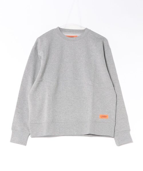 UNIVERSAL OVERALL(ユニバーサルオーバーオール)の「【72】【it】【UNIVERSAL OVERALL】SWEAT SHIRT(スウェット・メンズ・オートミール/ヘザーグレー/パープル/ネイビー・X-LARGE/SMALL/MEDIUM/LARGE)」の1枚目の写真