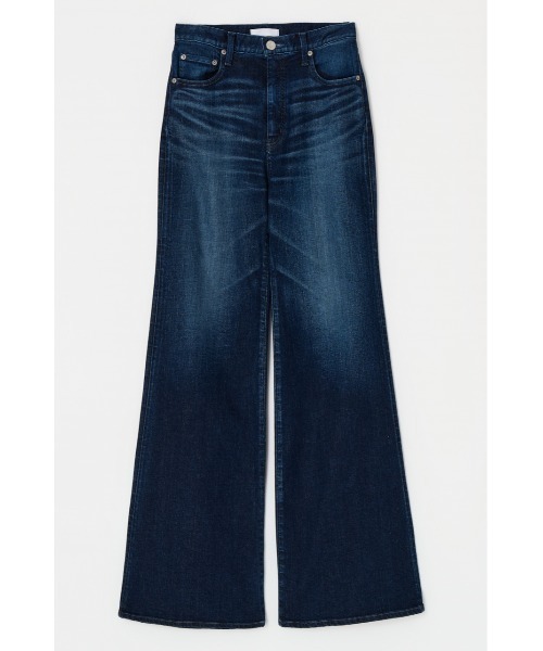 MOUSSY（マウジー）の「【美脚見えデニム】【SNSで話題！】ADVANCED LONG LEG FLARE（デニムパンツ・レディース・ブルー/ワンウォッシュ/ダークブルー・23inch/24inch/25inch/26inch/27inch）」の11枚目の写真