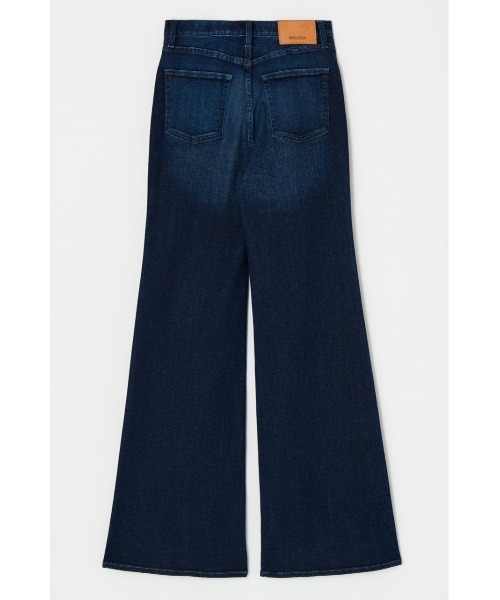 MOUSSY（マウジー）の「【美脚見えデニム】【SNSで話題！】ADVANCED LONG LEG FLARE（デニムパンツ・レディース・ブルー/ワンウォッシュ/ダークブルー・23inch/24inch/25inch/26inch/27inch）」の12枚目の写真