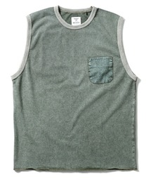 HOUSTON メッシュスリーブポケットTシャツ