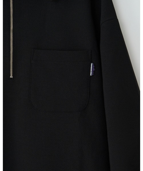 THOUSAND MILE（サウザンドマイル）の「[L's]HALF ZIP OP DOUBLE WEAVE/ハーフジップ ワンピース（その他トップス・レディース・ブラウン/チャコールグレー/ブラック・FREE）」の12枚目の写真