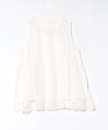 Bshop | eunoia|レイヤード ドットノースリーブブラウス WOMEN(シャツ/ブラウス)
