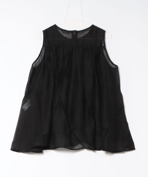 Bshop(ビショップ)の「eunoia|レイヤード ドットノースリーブブラウス WOMEN(シャツ/ブラウス・レディース・ホワイト/ブラック・ONE)」の3枚目の写真