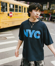 NAUTICA（ノーティカ）の「NAUTICA/ノーティカ Made in U.S.A ヘビーウェイト オーバーサイズ クルーネック プリントTシャツ type 3（Tシャツ/カットソー）」