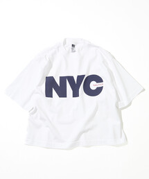NAUTICA（ノーティカ）の「NAUTICA/ノーティカ Made in U.S.A ヘビーウェイト オーバーサイズ クルーネック プリントTシャツ type 3（Tシャツ/カットソー）」