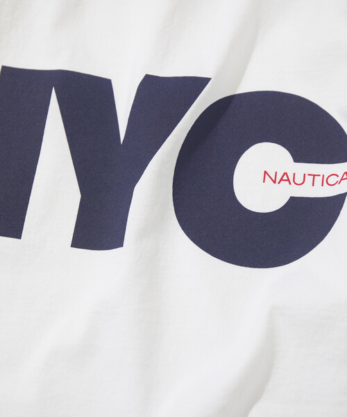NAUTICA(ノーティカ)の「NAUTICA/ノーティカ Made in U.S.A ヘビーウェイト オーバーサイズ クルーネック プリントTシャツ type 3(Tシャツ/カットソー・メンズ・ネイビー/ホワイト・MEDIUM/LARGE/X-LARGE/XX-LARGE)」の8枚目の写真