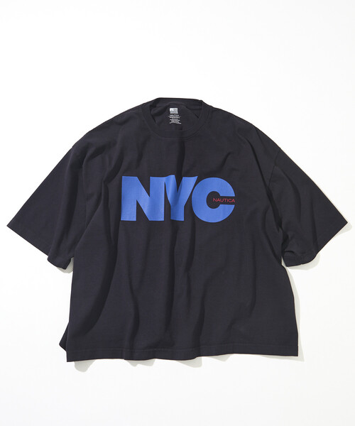 NAUTICA(ノーティカ)の「NAUTICA/ノーティカ Made in U.S.A ヘビーウェイト オーバーサイズ クルーネック プリントTシャツ type 3(Tシャツ/カットソー・メンズ・ネイビー/ホワイト・MEDIUM/LARGE/X-LARGE/XX-LARGE)」の9枚目の写真