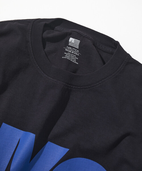 NAUTICA(ノーティカ)の「NAUTICA/ノーティカ Made in U.S.A ヘビーウェイト オーバーサイズ クルーネック プリントTシャツ type 3(Tシャツ/カットソー・メンズ・ネイビー/ホワイト・MEDIUM/LARGE/X-LARGE/XX-LARGE)」の10枚目の写真