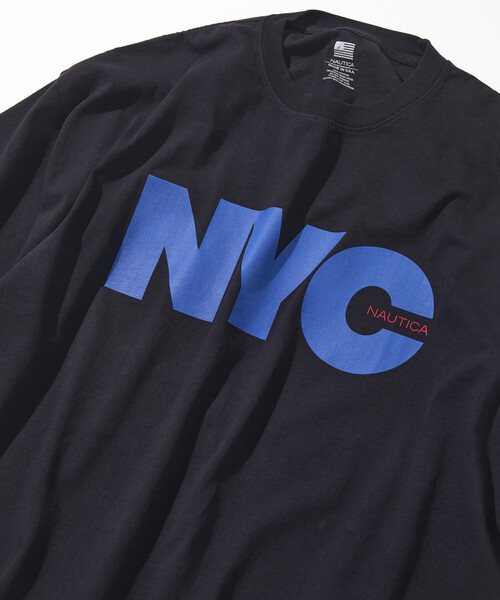 NAUTICA(ノーティカ)の「NAUTICA/ノーティカ Made in U.S.A ヘビーウェイト オーバーサイズ クルーネック プリントTシャツ type 3(Tシャツ/カットソー・メンズ・ネイビー/ホワイト・MEDIUM/LARGE/X-LARGE/XX-LARGE)」の11枚目の写真
