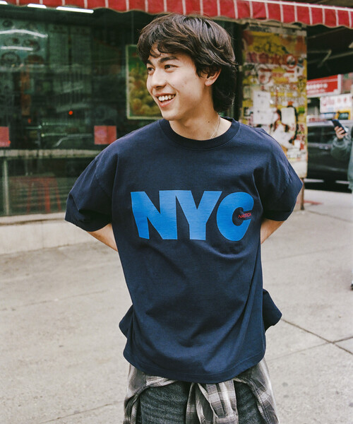 NAUTICA(ノーティカ)の「NAUTICA/ノーティカ Made in U.S.A ヘビーウェイト オーバーサイズ クルーネック プリントTシャツ type 3(Tシャツ/カットソー・メンズ・ネイビー/ホワイト・MEDIUM/LARGE/X-LARGE/XX-LARGE)」の4枚目の写真