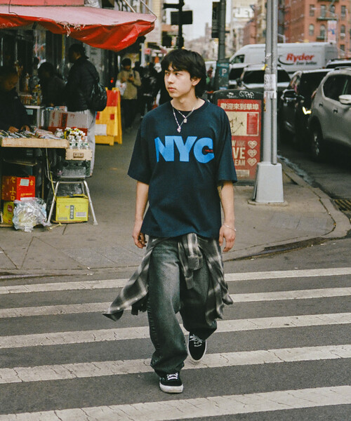 NAUTICA(ノーティカ)の「NAUTICA/ノーティカ Made in U.S.A ヘビーウェイト オーバーサイズ クルーネック プリントTシャツ type 3(Tシャツ/カットソー・メンズ・ネイビー/ホワイト・MEDIUM/LARGE/X-LARGE/XX-LARGE)」の5枚目の写真