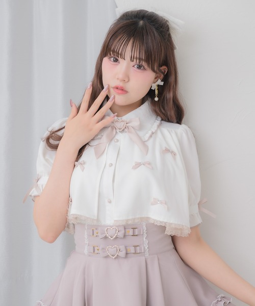 rojita セットアップ ピンク ロジータ ROJITA レースアップカラー